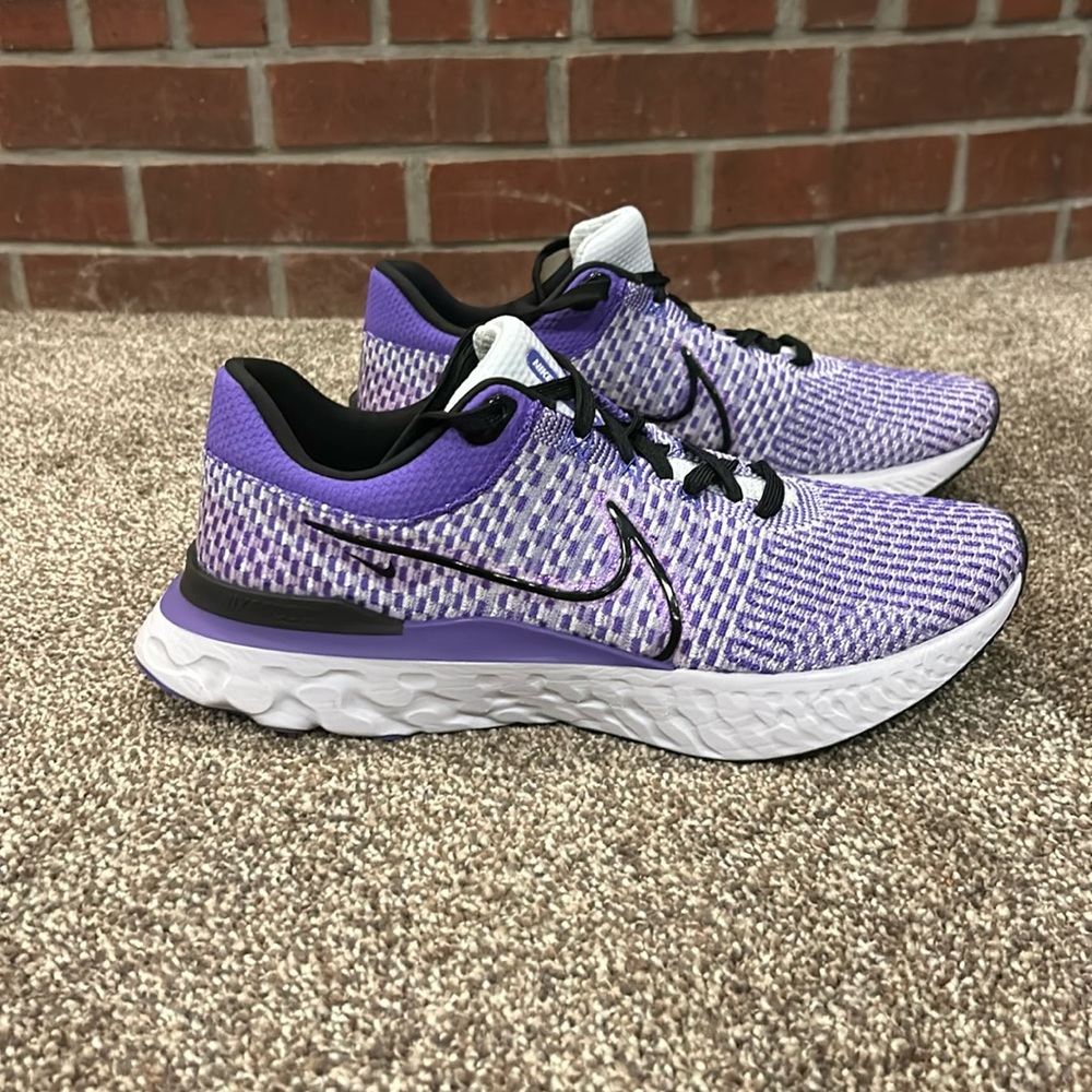 Nike React Infinity Run Flyknit 3 'Pure Platinum Psychic Purple'